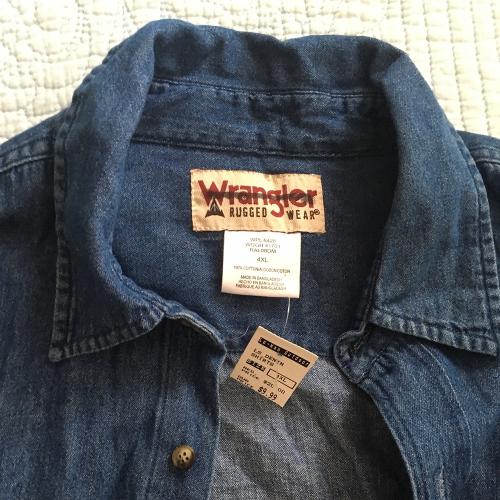 Wrangler Denim Shirt 4XL